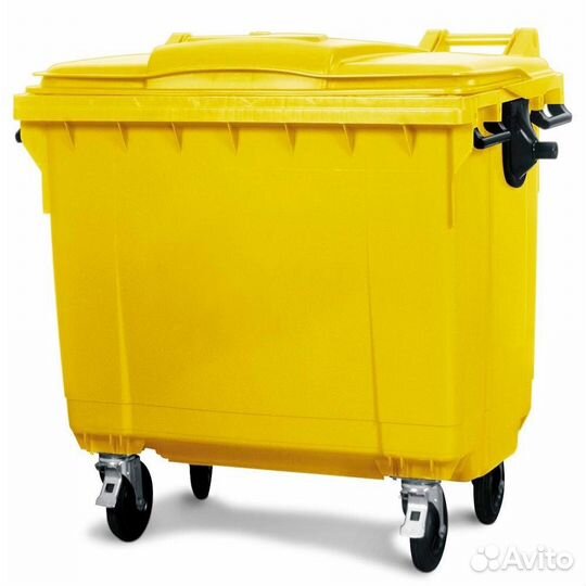 Контейнер для мусора пластиковый 1100л
