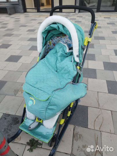 Санки коляска nika 7-3