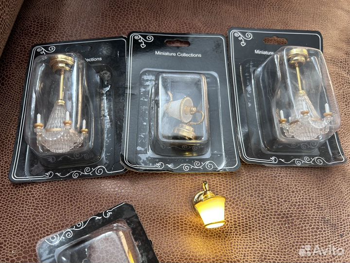Миниатюры светильников для домика