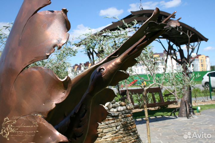 Качели кованые