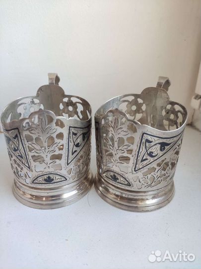 Подстаканники серебро