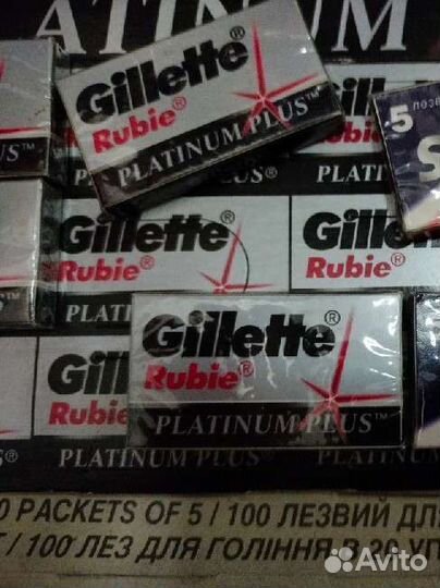 Лезвия для бритья gillette Rubie