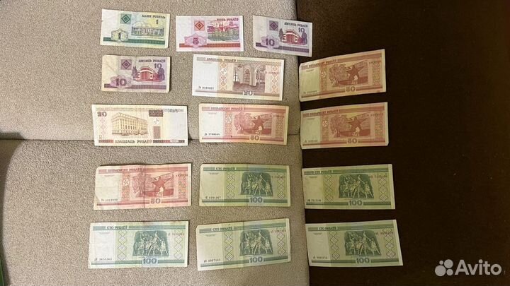 Банкноты Беларусь 2000г разные