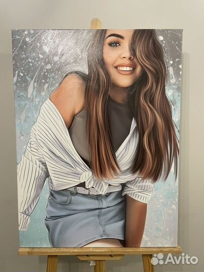 Портрет по фото, портрет на холсте