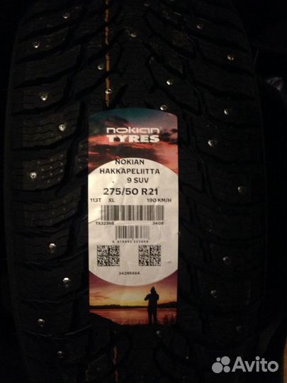 Nokian Tyres Hakkapeliitta 9 SUV 275/50 R21 113T