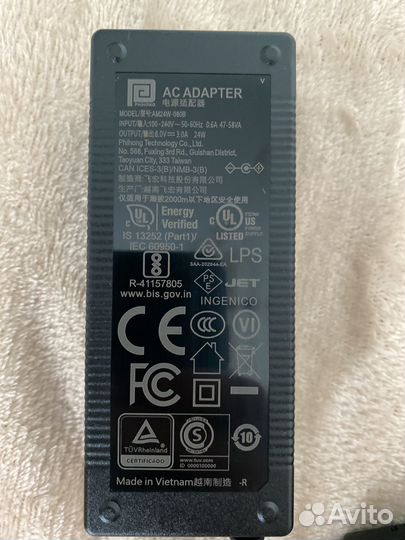 Блок питания PSM24W-080 для Ingenico iCT220/250