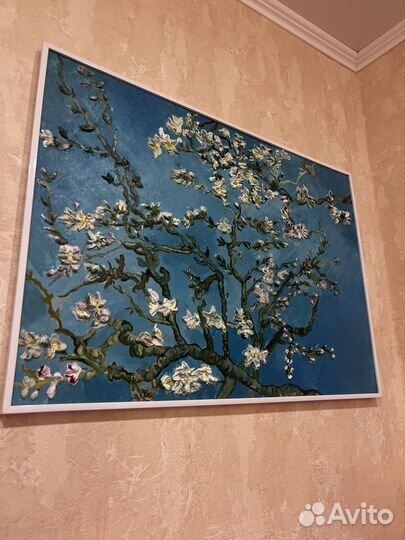 Картина Ван Гог, текстурная паста