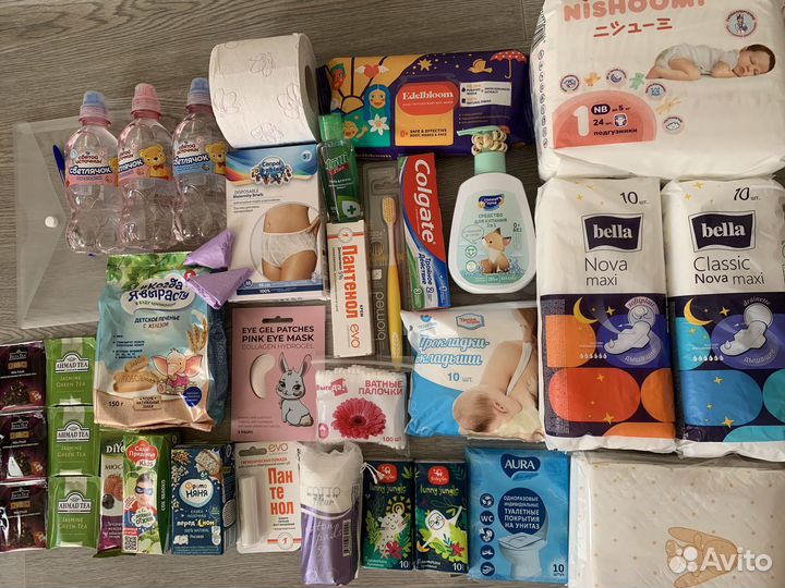 Готовая сумка в роддом 33 предмета
