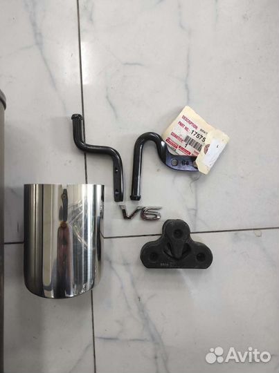 Второй выхлоп Toyota Camry V70 2018