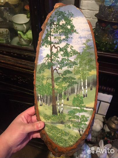 Панно из дерева