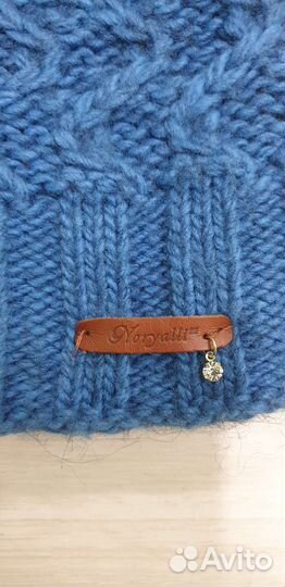 Шапка женская с овечьей шерстью