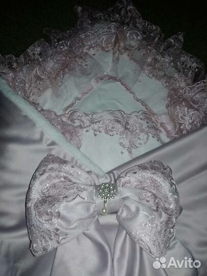 Конверт на выписку для девочки зима