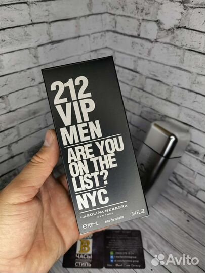 Мужские духи 212 VIP Men