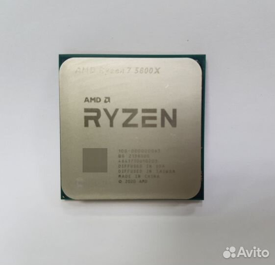 Процессор AMD Ryzen 7 5800X 3.8 GHz Раб в 1 канале