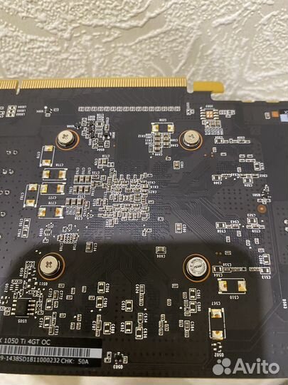 Msi gtx 1050 ti 4gb на пломбе