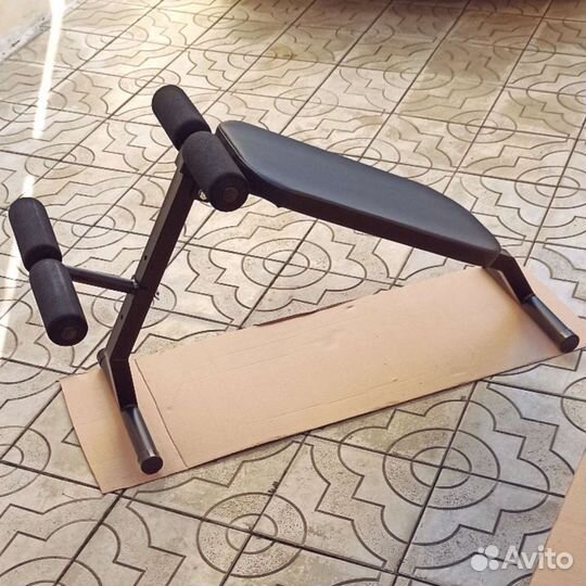 Скамья 2в1 для пресса и спины - гиперэкстензия