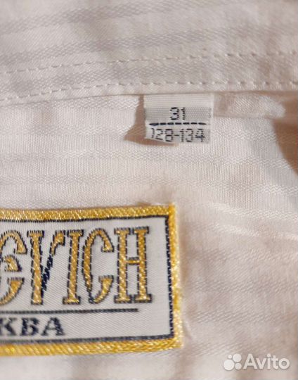 Рубашка на мальчика 134