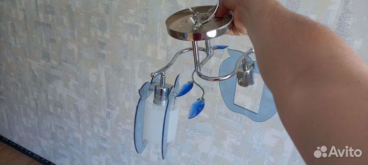 Люстра потолочная бу