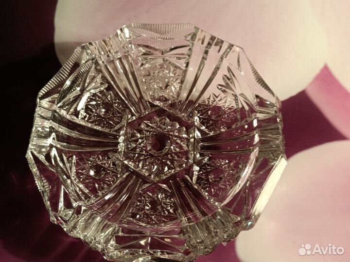 Хрустальная пепельница чехия