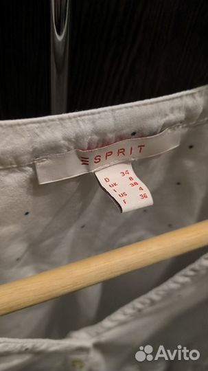 Блузка белая (S-XS) Esprit оригинал