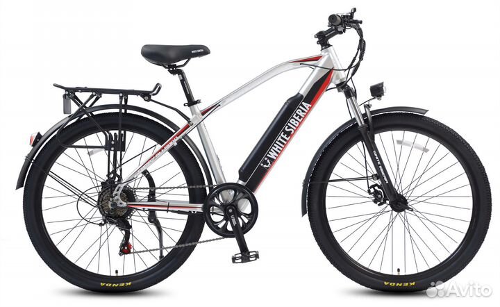 Электровелосипед WS camry allroad 500W Серебристый