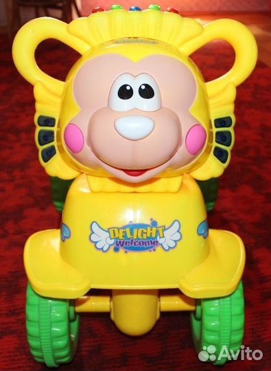 Каталка Тигрёнок с музыкой