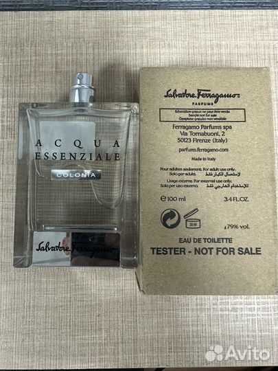 Мужская туалетная вода S. ferragamo acqua colonia