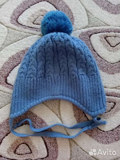 Шапка на мальчика зимняя р.52-54