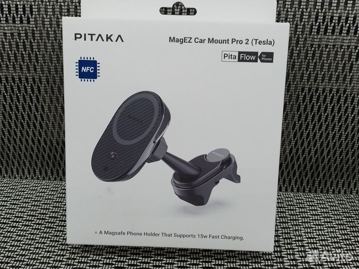 Держатель с зарядкой Pitaka MagEz Car Mount Pro 2