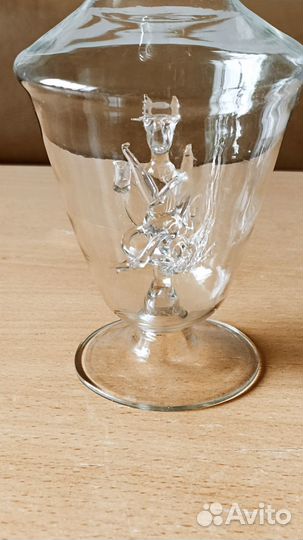 Графин для водки с чёртиком внутри. СССР