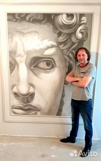 Роспись стен, живопись, портрет