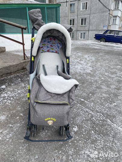 Санки коляска ника