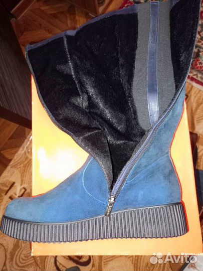 Сапоги женские зимние натуральная кожа