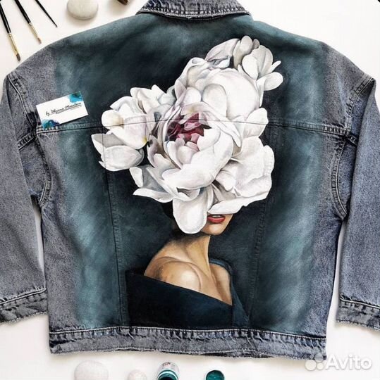 Роспись одежды обуви картины