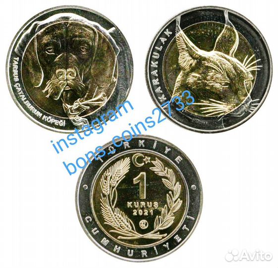 Турция монеты набор Красная Книга