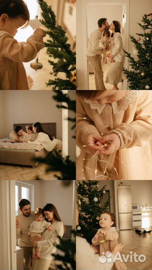 Новогодняя фотосессия дома