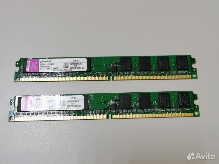 Оперативная память ddr2 800 1gb