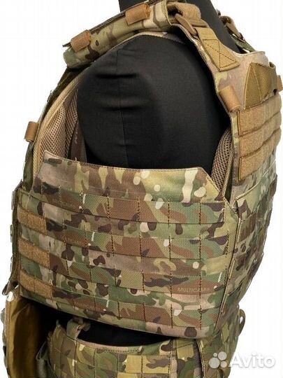 Разгрузочный жилет плитник мультикам бр1 с капами