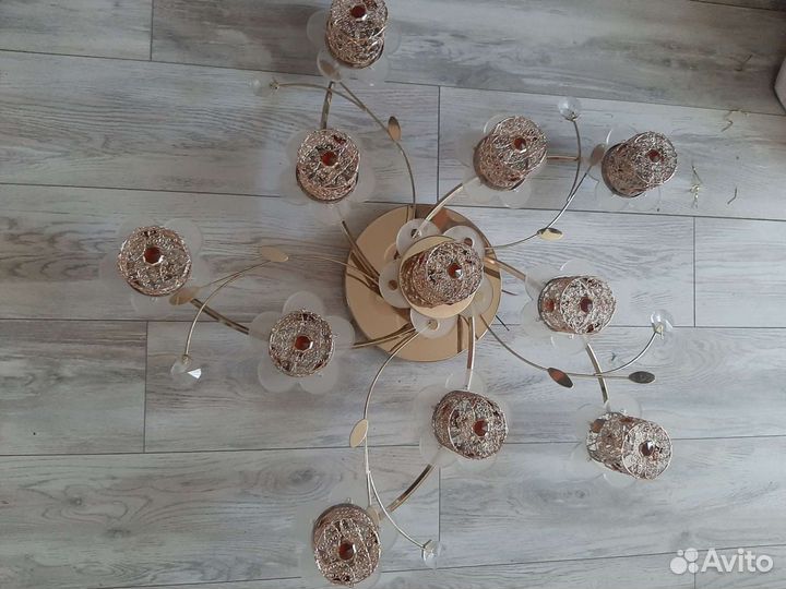 Люстра подвесная потол. фирм.неск.реж.света Чехия