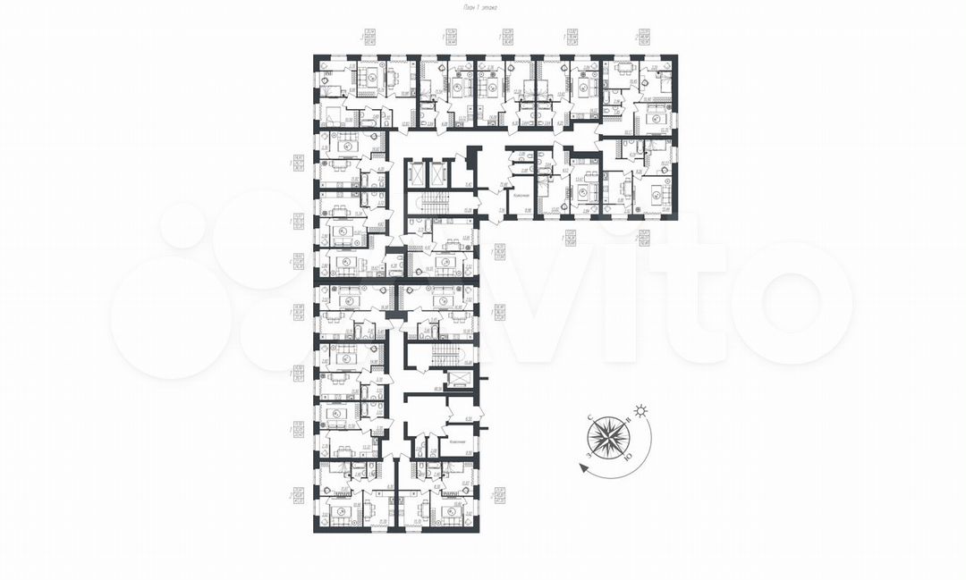 2-к. квартира, 47,3 м², 1/10 эт.