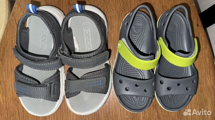 Сандалии Crocs C11 и Jook 28