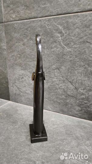 Статуэтка Стильный Черный слон с длинными ногами