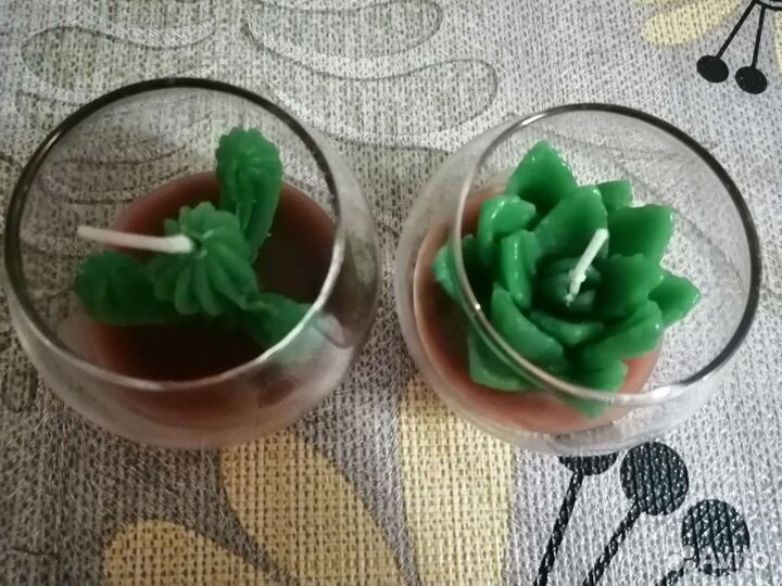 Декоративные свечи Кактусы