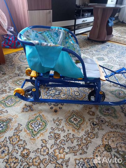 Детские зимние санки