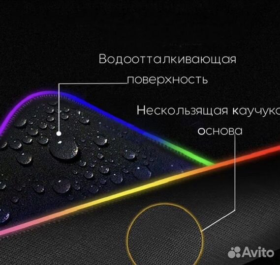 Коврик для мыши с подсветкой