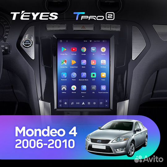 Магнитола Teyes Tpro2 Tesla Mondeo 4 06-10