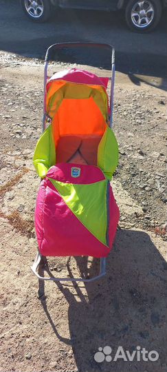 Коляска санки