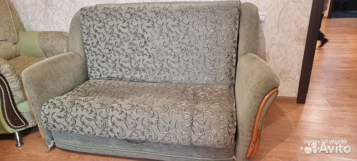 Диван и 2 кресла бу