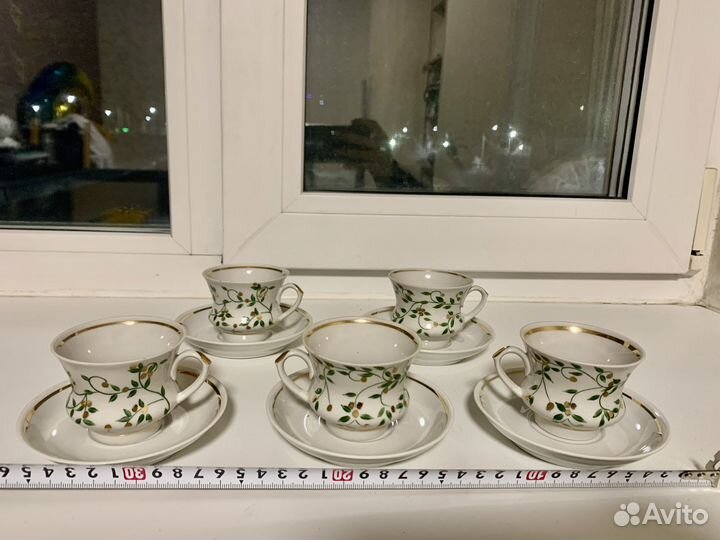 Кофейный сервиз фарфор СССР