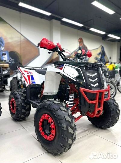 Детский квадроцикл 125 кубов Grizlik A125 красный